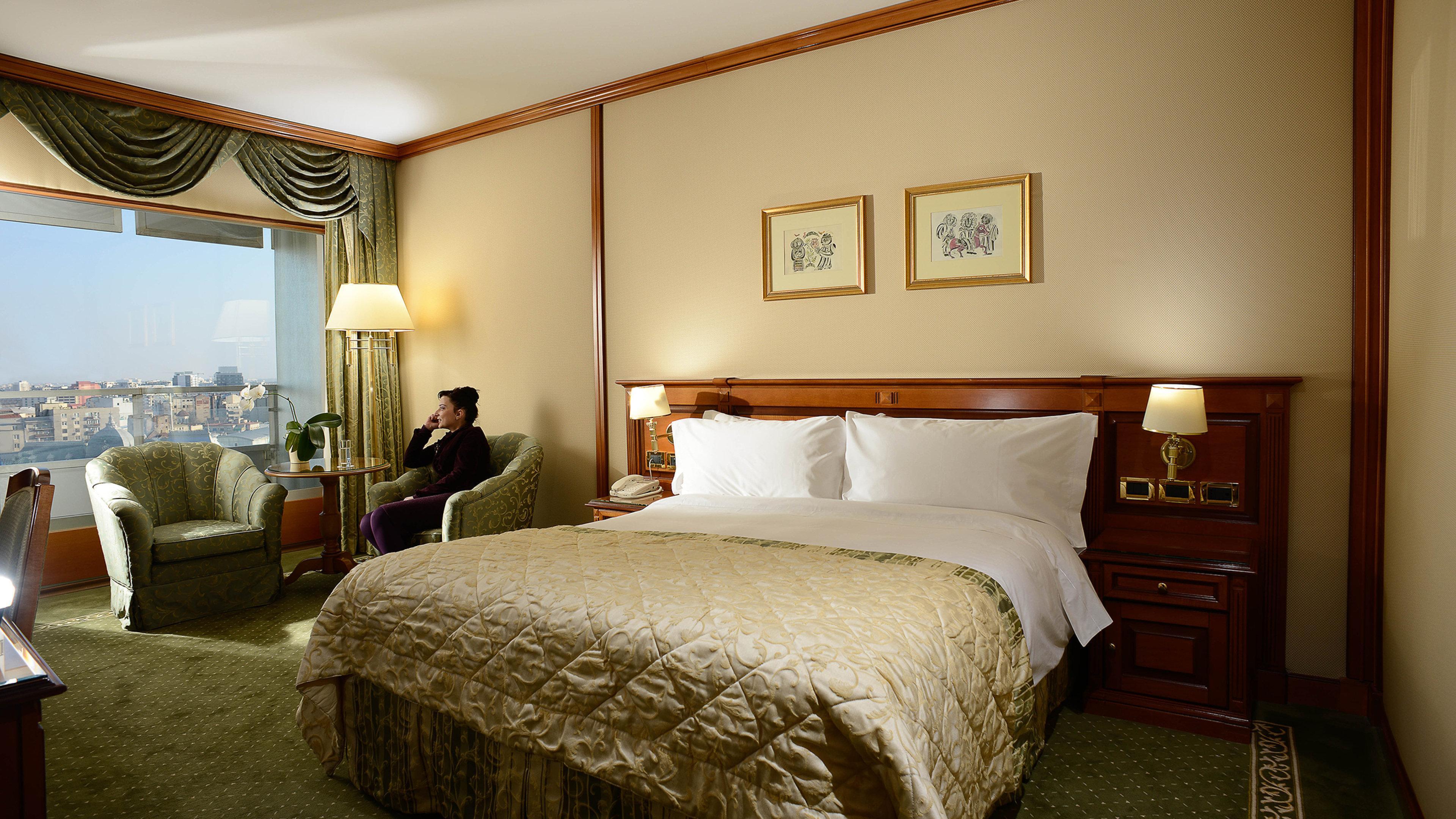 Grand Hotel 부쿠레슈티 객실 사진 A guest room at the hotel